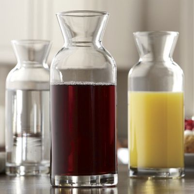 Set Of 3 Glass Carafes