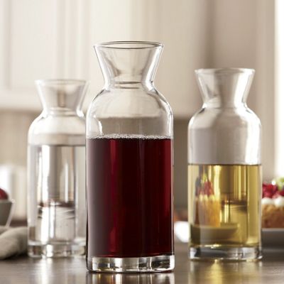 Set Of 3 Glass Carafes