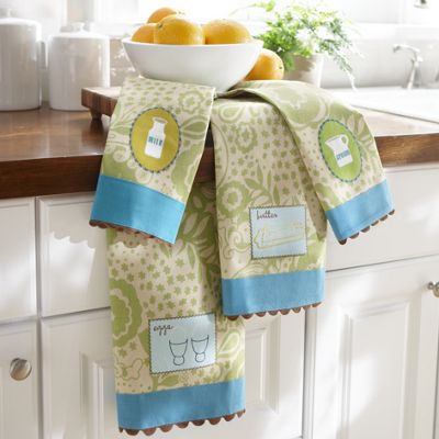 4 pc Towel Set   Breakfast
