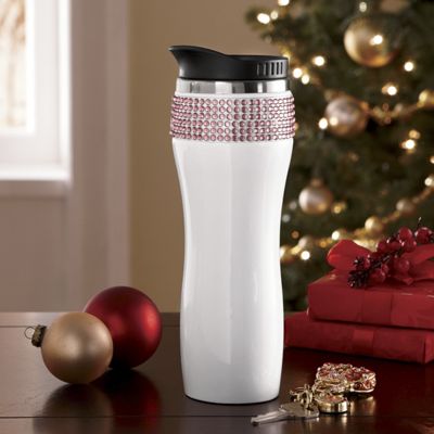 Rhinestone Travel Mug