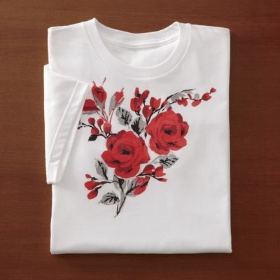Ginnys Red Rose Tee