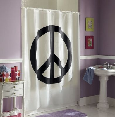 Peace Shower Curtain