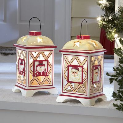 Ceramic Holiday Lantern