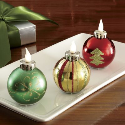 Set Of 3 Ornament Lamps