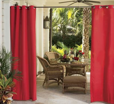 escape stripe sheer grommet panel