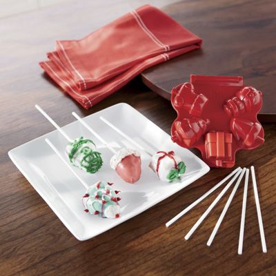 Holiday Cake Pop Press And 100 Sticks