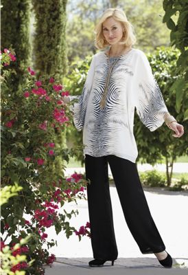 Zebra Caftan Pant Set