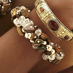 Gemstone Nugget Bracelet