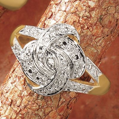 Diamond Love knot Ring
