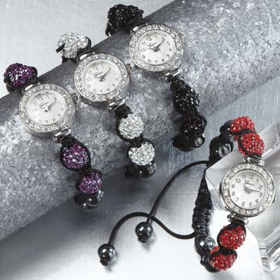 Crystal Ball Bead Watch