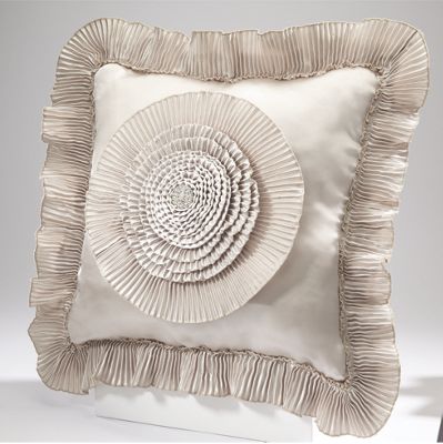 bejeweled romance square pillow
