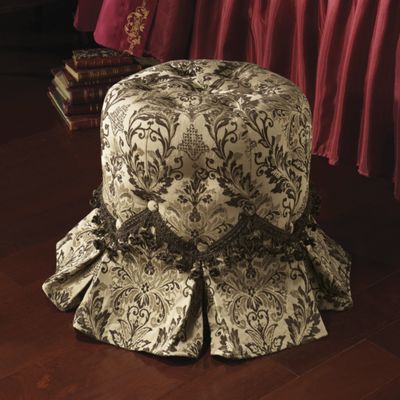 minuet oval tufted vanity stool