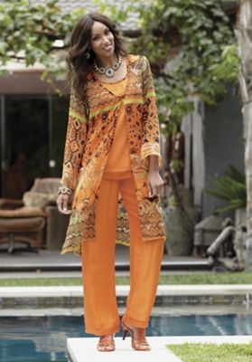 polynesian 3 piece pant set