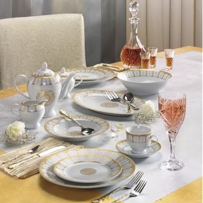 47 piece serena dinnerware set