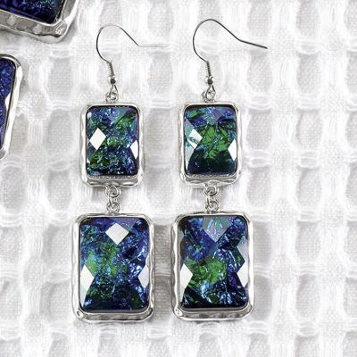 cool colors earrings