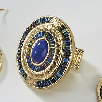 santorini oval stretch ring