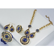 santorini blue beaded jewelry