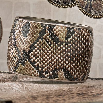 snake print bangle