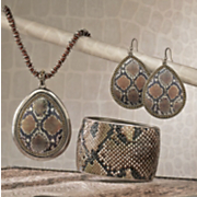 snake print jewelry