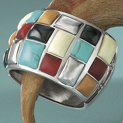 southwest mosaic bangle