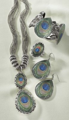 peacock feather pendant 9