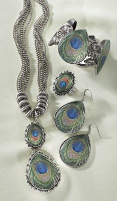 peacock feather jewelry 11