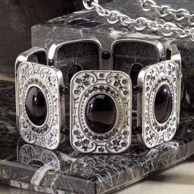 black and white bracelet