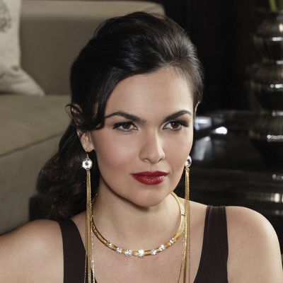 crystal accent collar