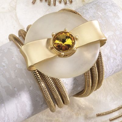 frosted lucite bracelet