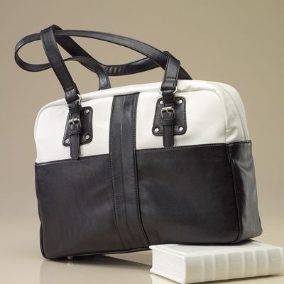 santorini laptop tote by buxton