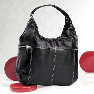 leather hobo handbag