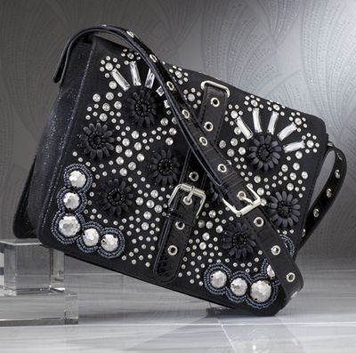 petal punk floral handbag