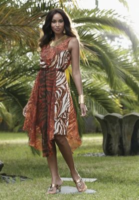 wild and ruffled dress