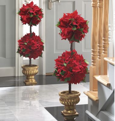 Topiary Poinsettia Ball
