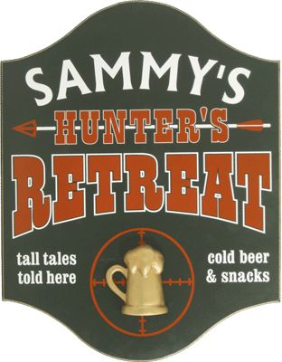 Sign Hunter Retreat