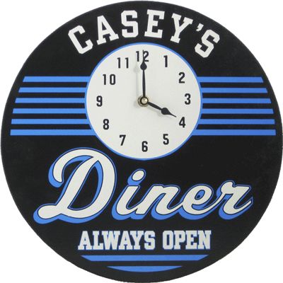 Clock Sign Diner