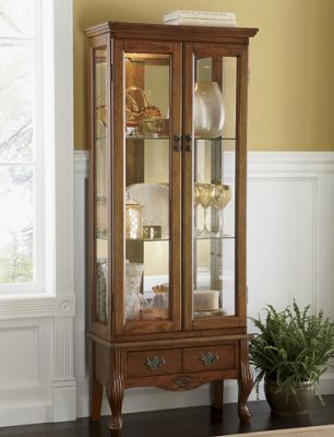 Lit Double door Curio