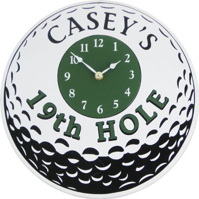 Clock Sign 19th Hole