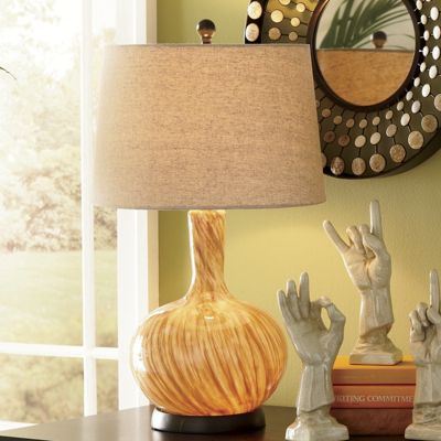 Tiger Swirl Lamp