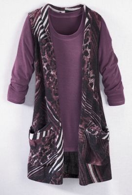 Jelani Two fer Tee and Vest