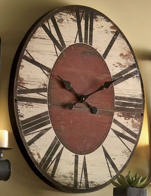 Grand Antiqued Clock