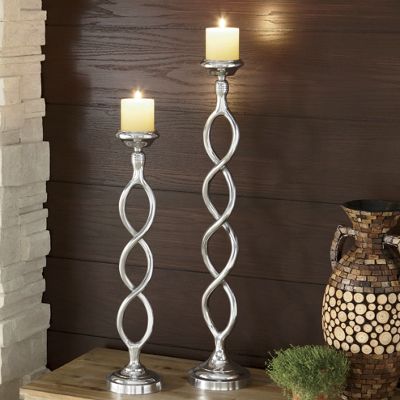 Spiral Candlestick Set