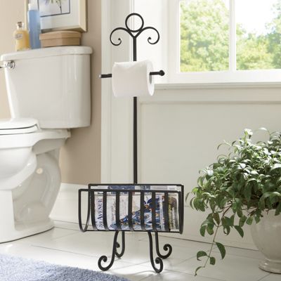 Magazine and Toilet Paper Holder