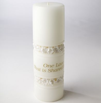 Wedding Candle One Love Shared By Two