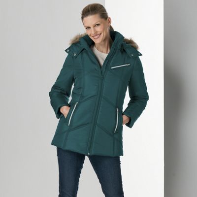 Contrast Zipper Jacket