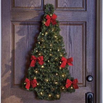 Lighted Door wall Tree