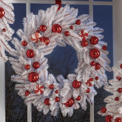 Peppermint Wreath