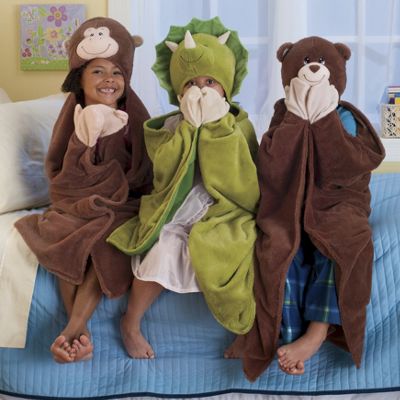 Personalized Hooded Character Blanket