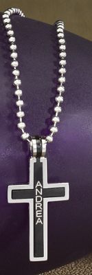 Small Stainless Steel Cross Pendant