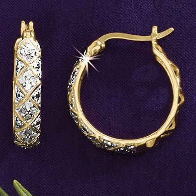 Diamond X hoops